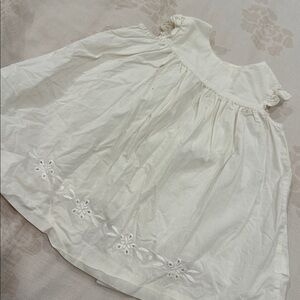 White Embroidered Baby Dress